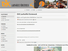 Tablet Screenshot of djk.laufwoelfe.de